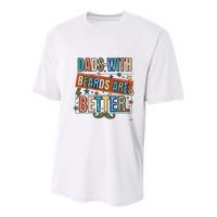 Dads With Beards Are Better Youth Performance Sprint T-Shirt