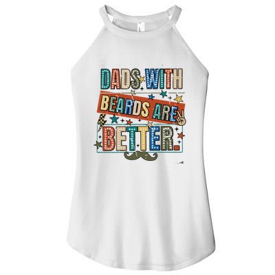 Dads With Beards Are Better Women's Perfect Tri Rocker Tank