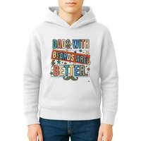 Dads With Beards Are Better Kids Hoodie