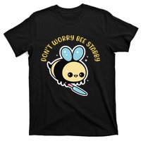 Don't Worry Bee Happy Whisperer Funny Bee Knife Quote T-Shirt