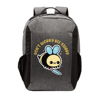 Don't Worry Bee Happy Whisperer Funny Bee Knife Quote Vector Backpack