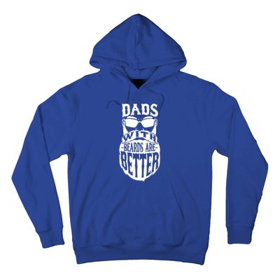 Dads With Beards Are Better Funny Bearded Dad Gift Hoodie