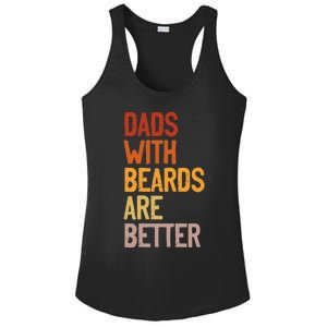 Dads With Beards Are Better Funny Father´s Day Bearded Daddy Ladies PosiCharge Competitor Racerback Tank