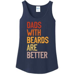 Dads With Beards Are Better Funny Father´s Day Bearded Daddy Ladies Essential Tank