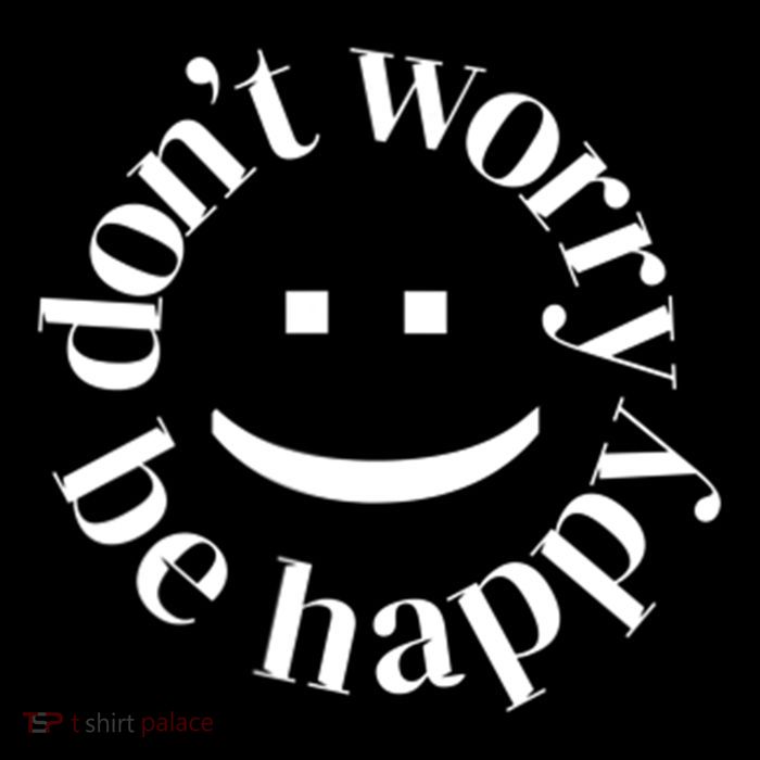 DONT WORRY BE HAPPY SIMLEY 7-Panel Snapback Hat