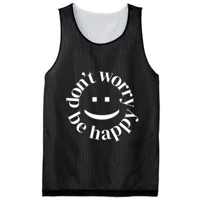 DONT WORRY BE HAPPY SIMLEY Mesh Reversible Basketball Jersey Tank