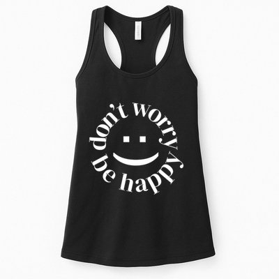 DONT WORRY BE HAPPY SIMLEY Womens Tank Top