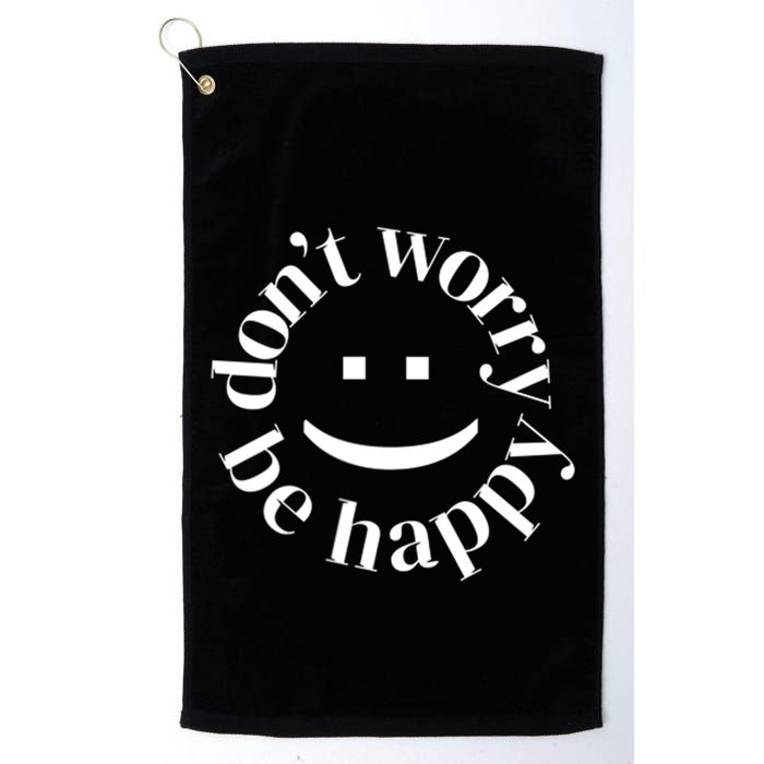 DONT WORRY BE HAPPY SIMLEY Golf Towel