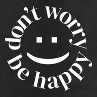 DONT WORRY BE HAPPY SIMLEY Golf Towel