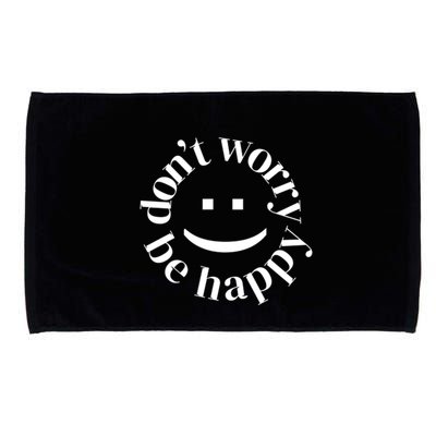 DONT WORRY BE HAPPY SIMLEY Microfiber Hand Towel
