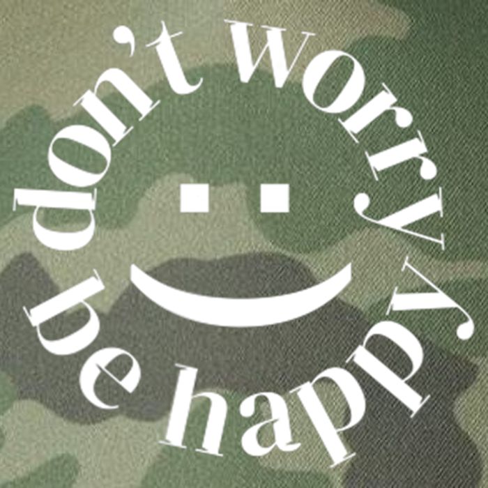 DONT WORRY BE HAPPY SIMLEY Legacy Tie Dye Trucker Hat