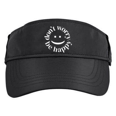 DONT WORRY BE HAPPY SIMLEY Adult Drive Performance Visor