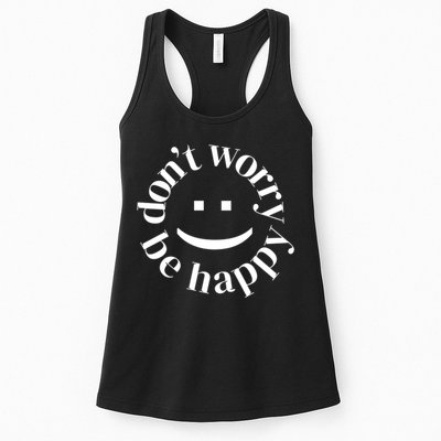 DONT WORRY BE HAPPY SIMLEY Womens Tank Top