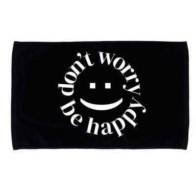 DONT WORRY BE HAPPY SIMLEY Microfiber Hand Towel