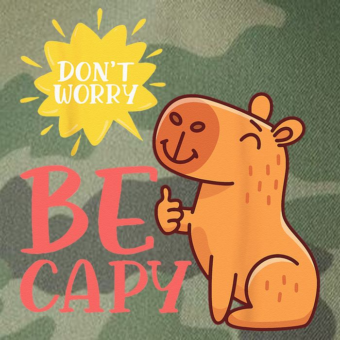 Dont Worry Be Capy Capybaras Rodent Animal Capybara Legacy Tie Dye Trucker Hat