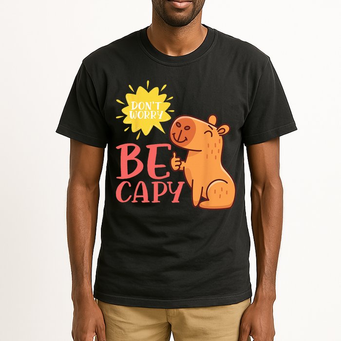 Dont Worry Be Capy Capybaras Rodent Animal Capybara Tall T-Shirt