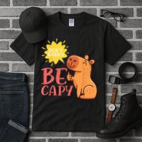 Dont Worry Be Capy Capybaras Rodent Animal Capybara Tall T-Shirt
