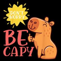 Dont Worry Be Capy Capybaras Rodent Animal Capybara Sustainable Bucket Hat