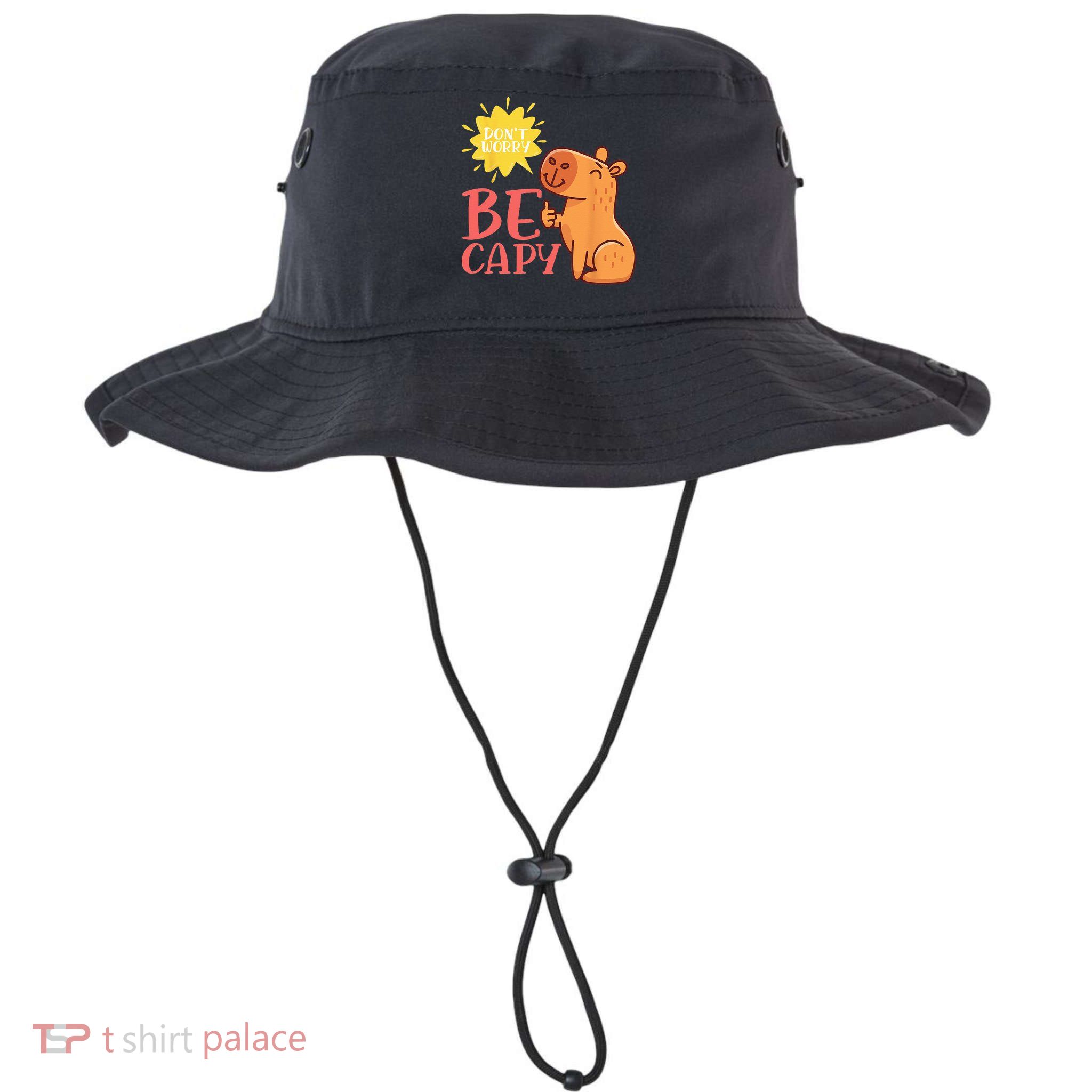 Dont Worry Be Capy Capybaras Rodent Animal Capybara Bucket Hat