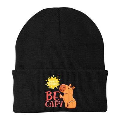 Dont Worry Be Capy Capybaras Rodent Animal Capybara Beanie