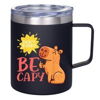 Dont Worry Be Capy Capybaras Rodent Animal Capybara 12oz Stainless Steel Coffee Mug