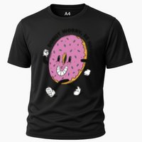 Donut Worry Be Happy Positive Cooling Performance Crew T-Shirt