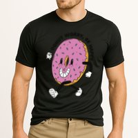 Donut Worry Be Happy Positive Cooling Performance Crew T-Shirt