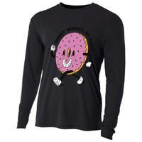 Donut Worry Be Happy Positive Cooling Performance Long Sleeve Crew