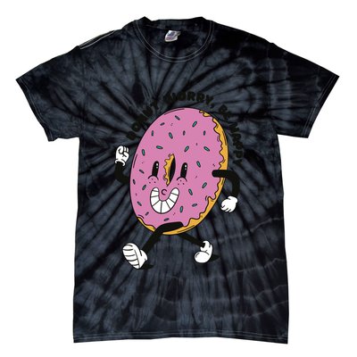 Donut Worry Be Happy Positive Tie-Dye T-Shirt