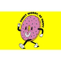 Donut Worry Be Happy Positive Bumper Sticker