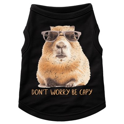 Dont Worry Be Capy Capybara Doggie Tank