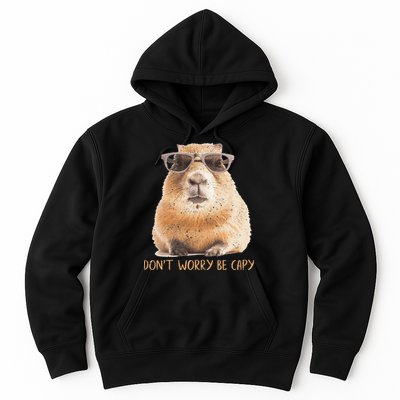 Dont Worry Be Capy Capybara Hoodie