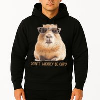 Dont Worry Be Capy Capybara Hoodie