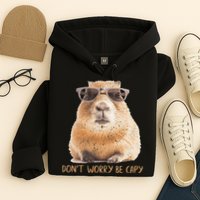 Dont Worry Be Capy Capybara Hoodie