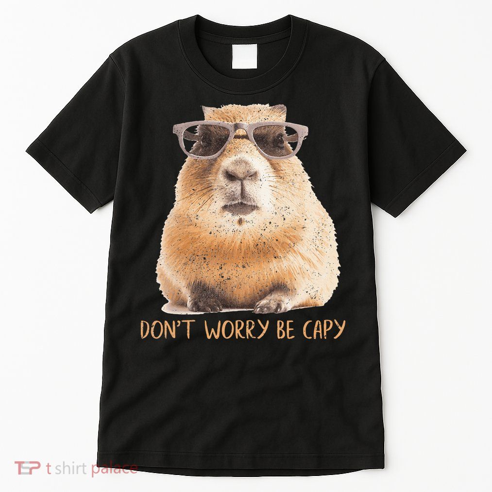 Dont Worry Be Capy Capybara Tall T-Shirt
