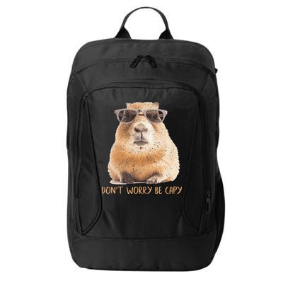 Dont Worry Be Capy Capybara City Backpack