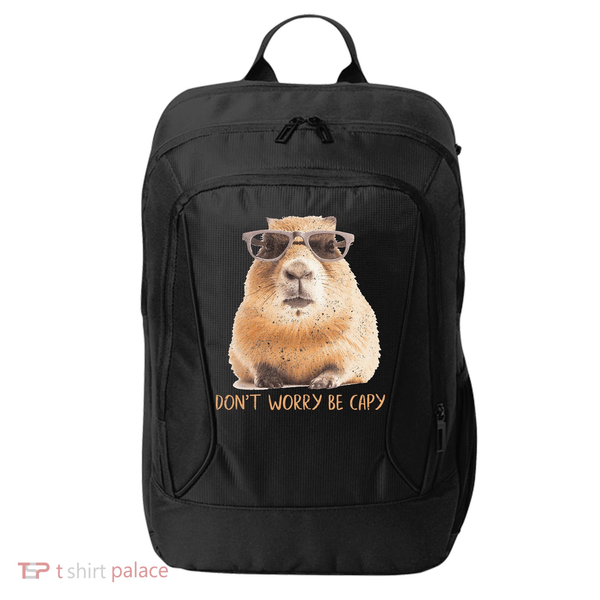 Dont Worry Be Capy Capybara City Backpack