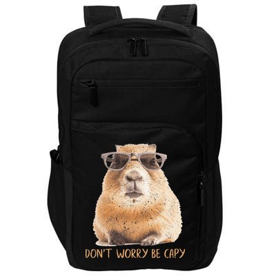 Dont Worry Be Capy Capybara Impact Tech Backpack