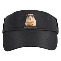 Dont Worry Be Capy Capybara Adult Drive Performance Visor