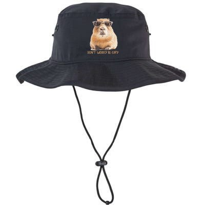 Dont Worry Be Capy Capybara Bucket Hat