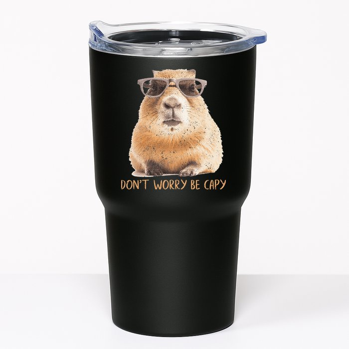 Dont Worry Be Capy Capybara Tumbler