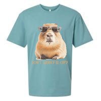 Dont Worry Be Capy Capybara Sueded Cloud Jersey T-Shirt