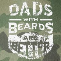 Dads With Beards Are Better Distressed Legacy Tie Dye Trucker Hat