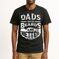 Dads With Beards Are Better Distressed Tall T-Shirt