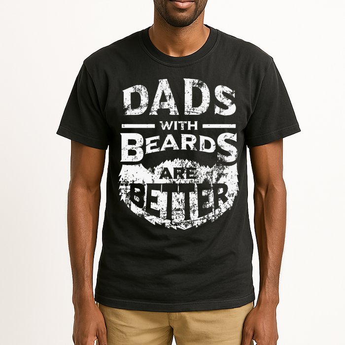 Dads With Beards Are Better Distressed Tall T-Shirt