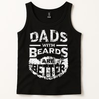 Dads With Beards Are Better Distressed Tank Top