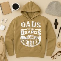 Dads With Beards Are Better Distressed Hoodie