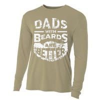 Dads With Beards Are Better Distressed Cooling Performance Long Sleeve Crew