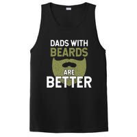 Dads With Beards Are Better Fathers Day Funny Dad PosiCharge Competitor Tank