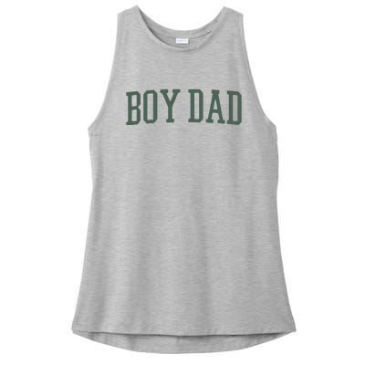 Derrick White Boy Dad Ladies PosiCharge Tri-Blend Wicking Tank